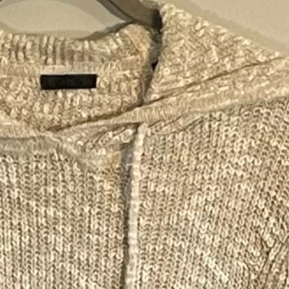 ATM Anthony Thomas Melillo Hooded 100% Cotton Knit Sweater Size Small